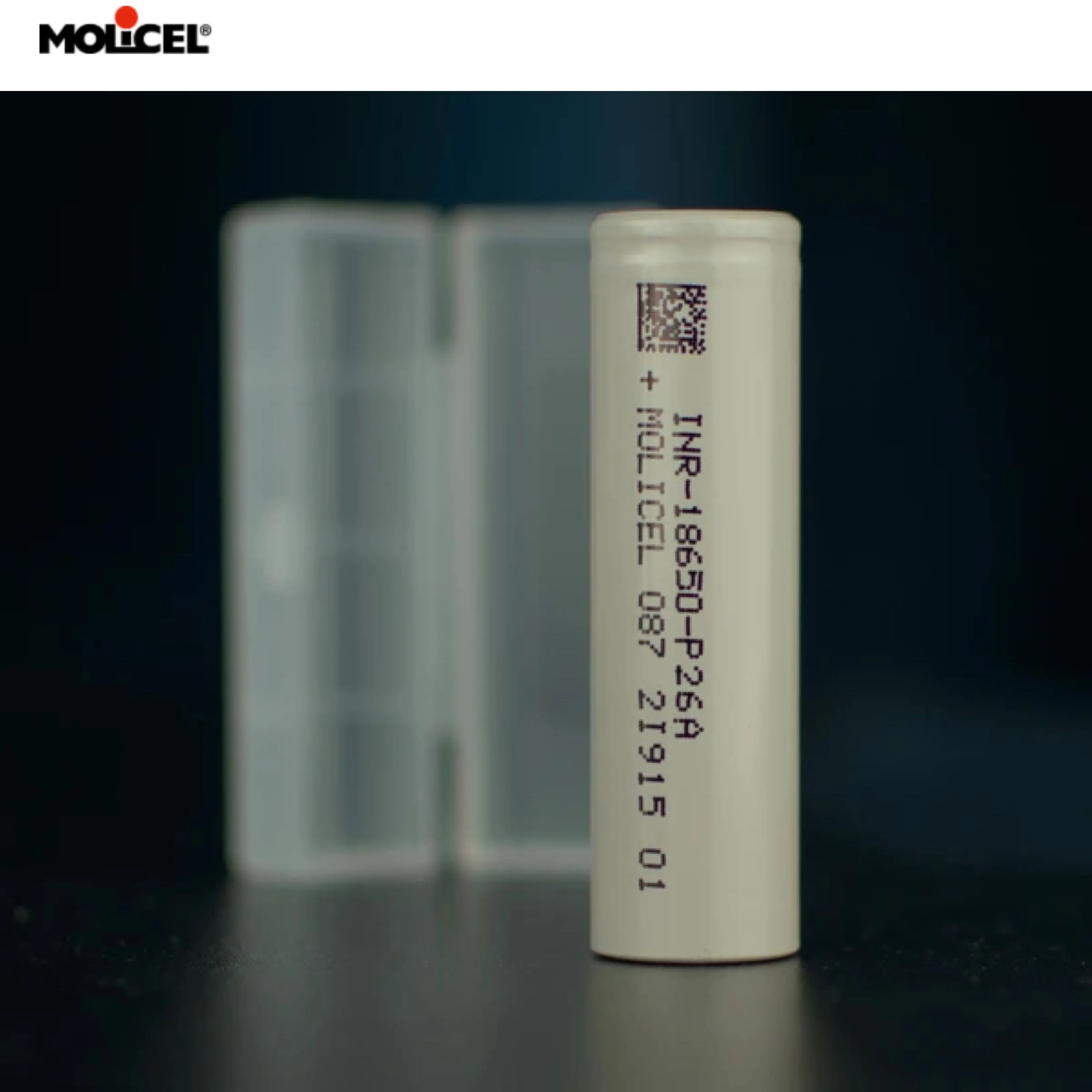 Molicel P26A INR18650 2600mAh 3.6V 35A Rechargeable Li-ion  Battery