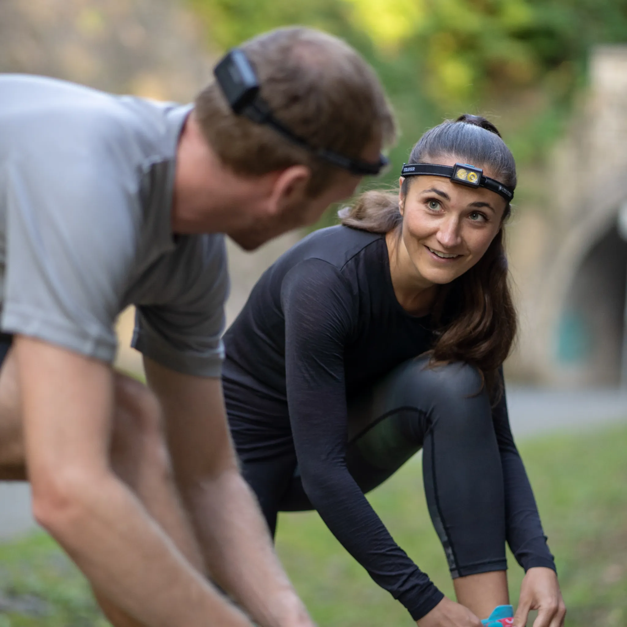NEO5R Rechargeable Running Head Torch with Chest Strap
