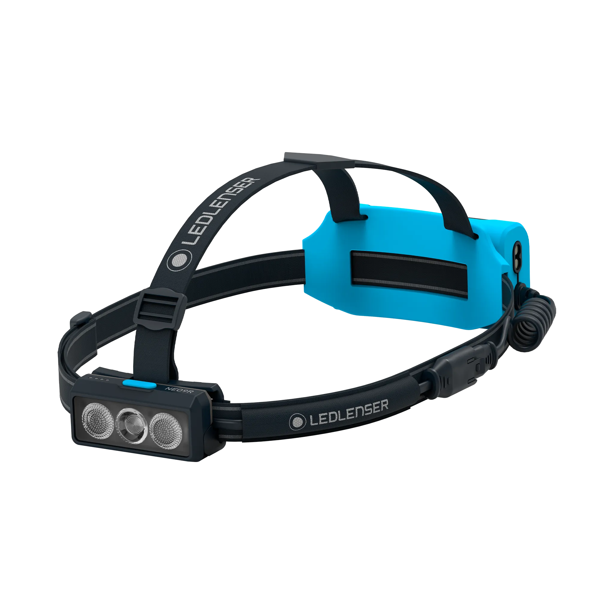 NEO9R Rechargeable Running Head Torch with Chest Strap