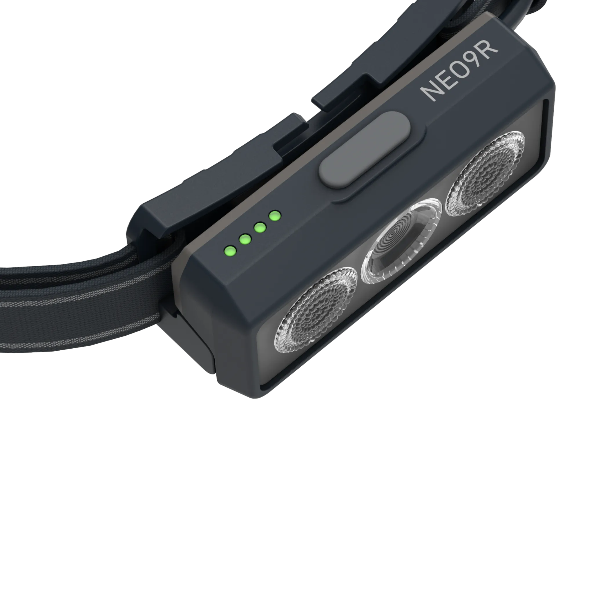 NEO9R Rechargeable Running Head Torch with Chest Strap