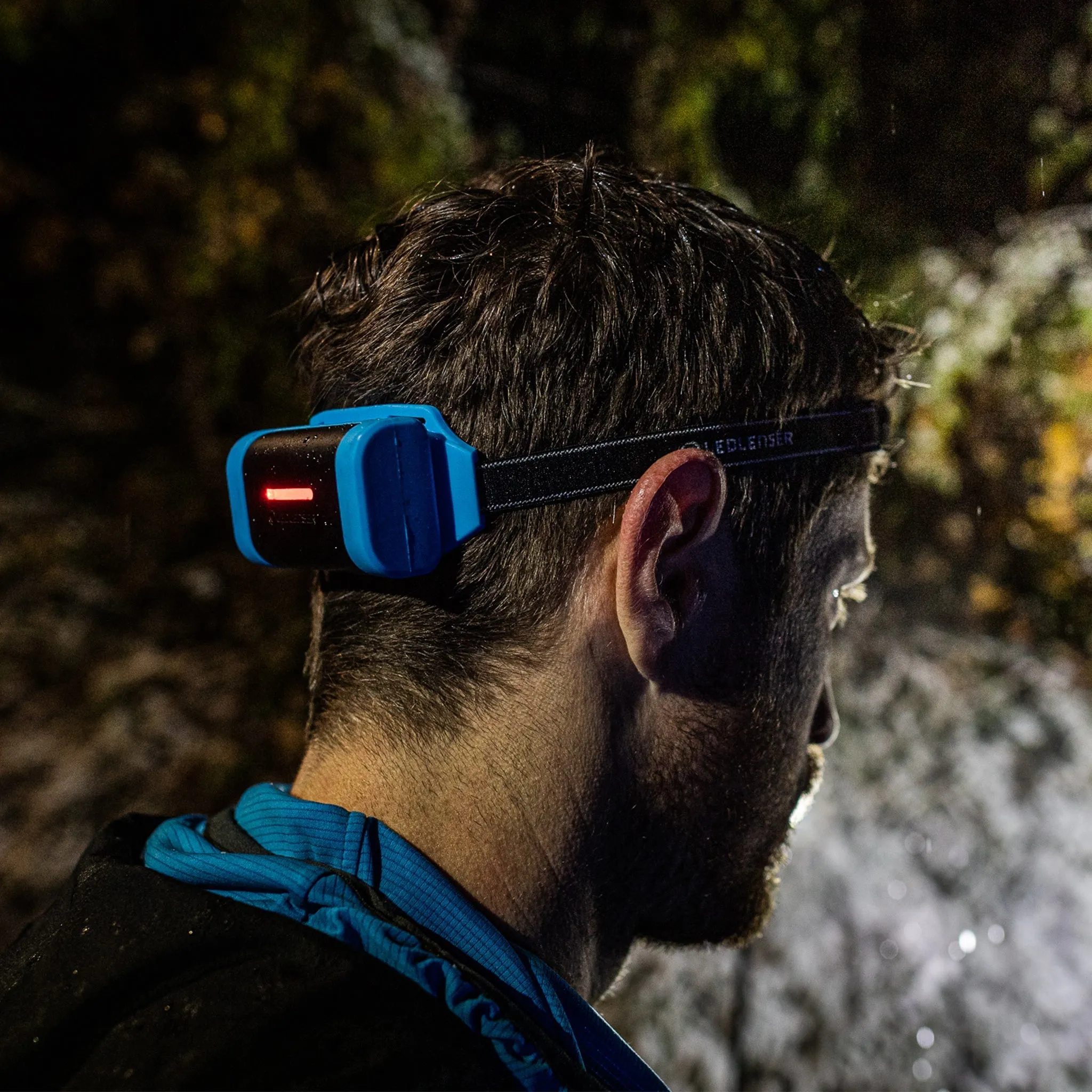 NEO9R Rechargeable Running Head Torch with Chest Strap