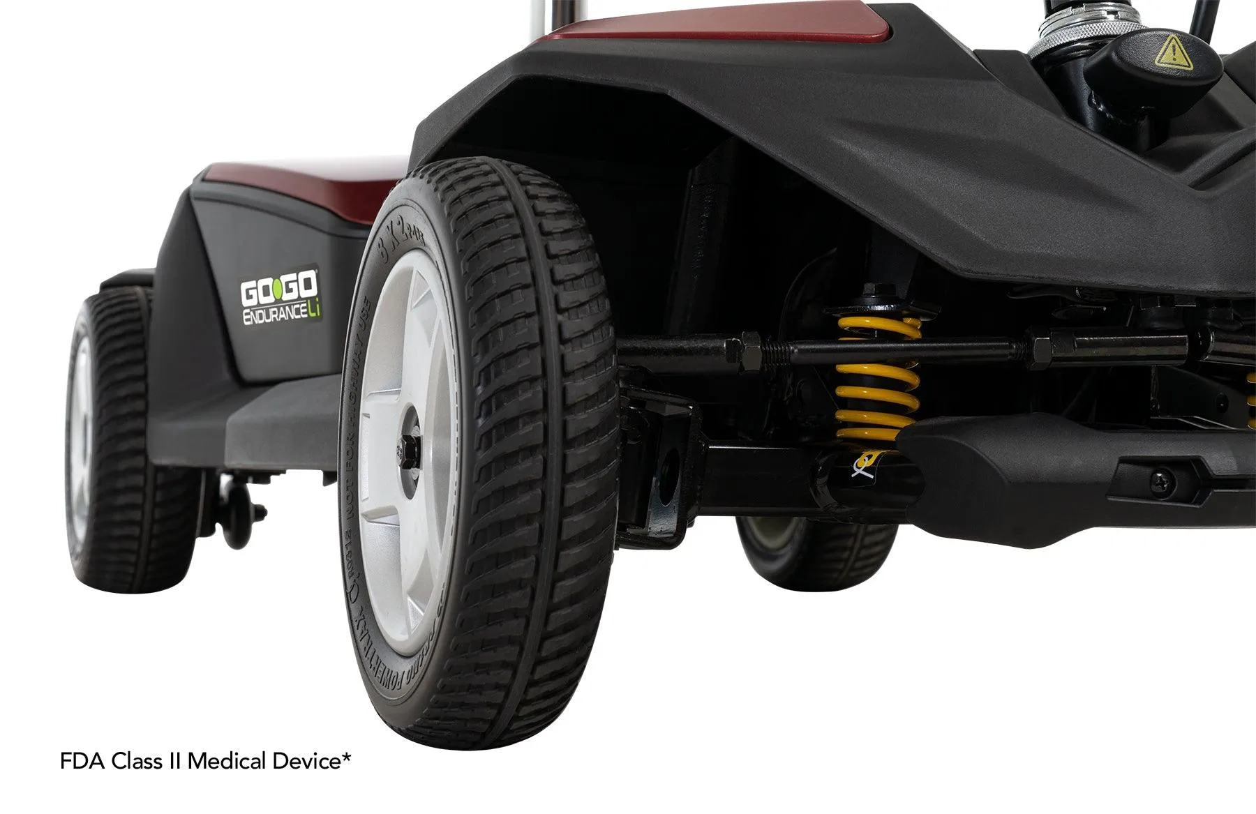 New Pride Mobility Go-Go Endurance Li 4-Wheel Mobility Scooter | Lithium Ion Battery
