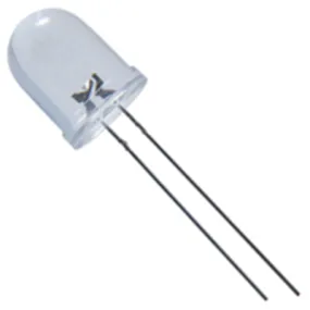 NTE Electronics NTE30071 LED-10mm White Vf=3.8V Max 8500 Mcd Type Water Clear