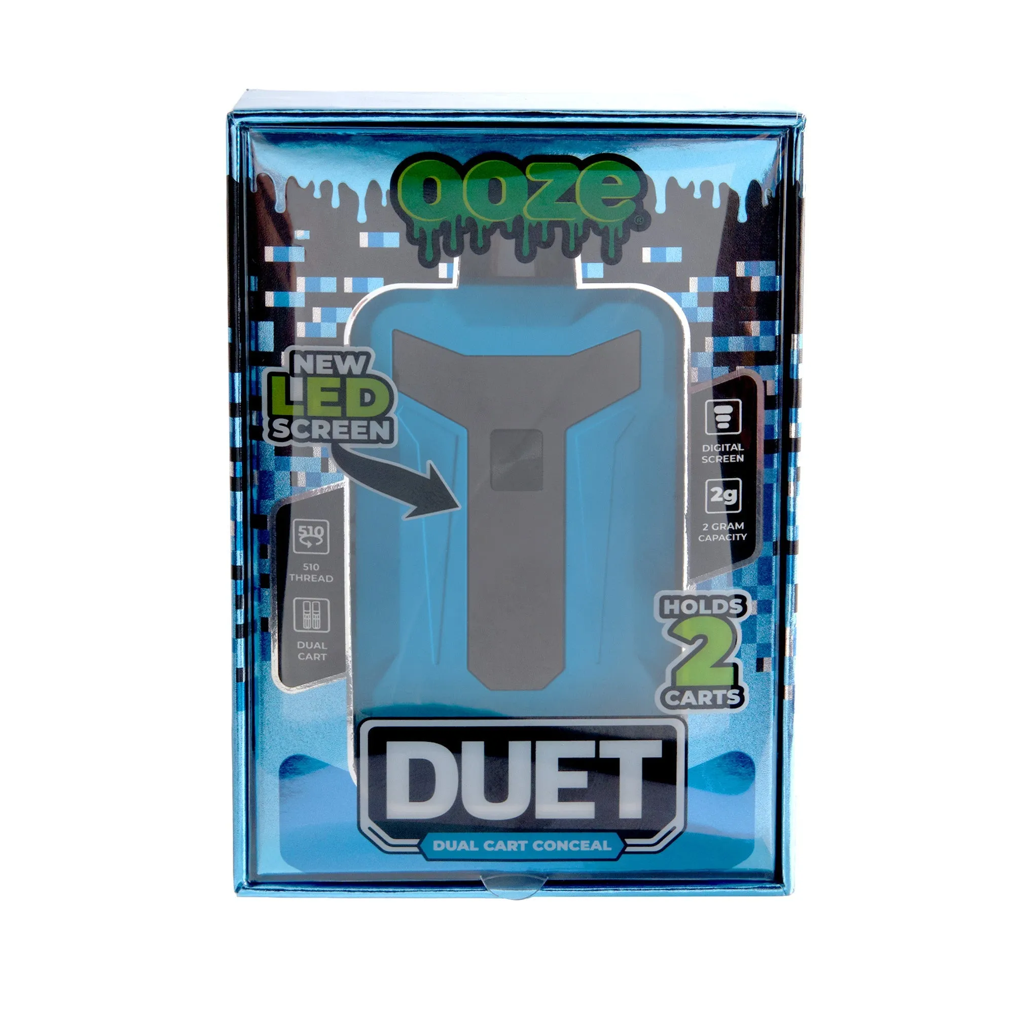 Ooze Duet - 650 mAh 510 Dual Conceal Cart Battery