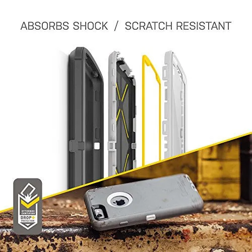 OtterBox DEFENDER iPhone 6/6s Case - Frustration-Free Packaging - GLACIER (WHITE/GUNMETAL GREY)