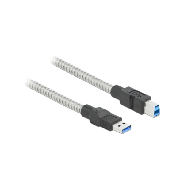 Pegasus Astro 1 x USB 3.2 Gen 1 cable Type-A male to Type-B male with metal jacket 1 m