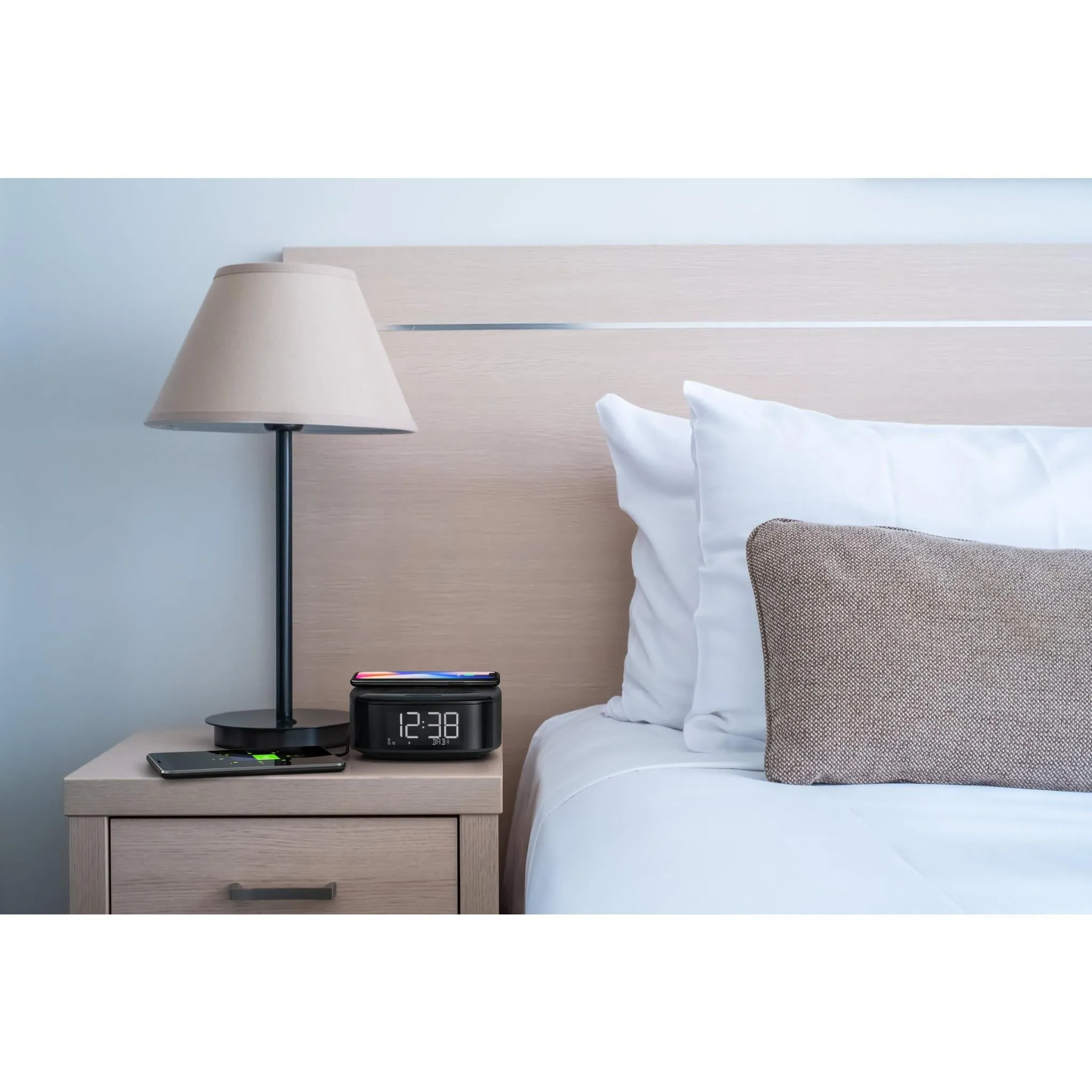 Philips DAB/FM Alarm Clock Radio with Qi Wireless Charging