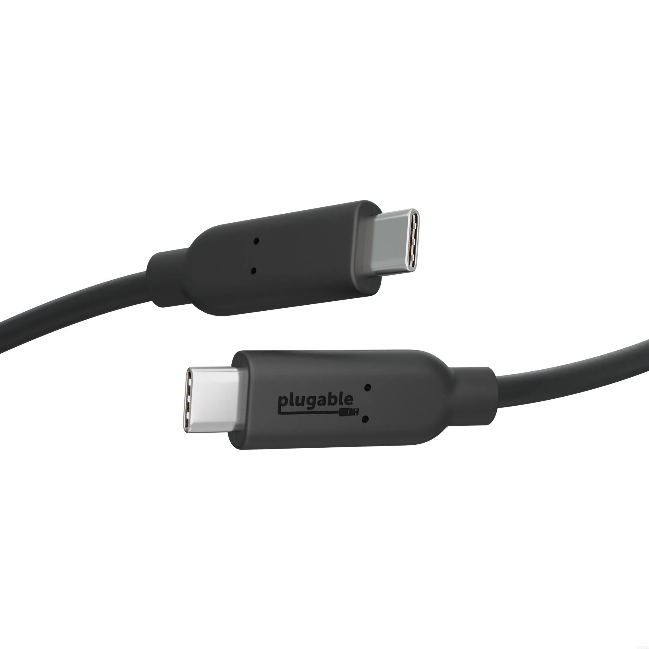 Plugable 10Gbps USB C to USB C Cable, 3.3 feet (1 Meter), 5A, USB-IF Certified, USB 3.1 Gen 2 Type-C - Driverless