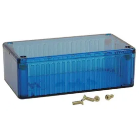 Polycarbonate Multipurpose Translucent Enclosure - 120 x 65 x 36mm - Ice Blue (1591CTBU)