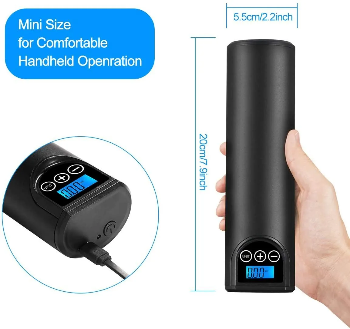 Portable Air Compressor for Car / Motorcycle / Bike Beetno™