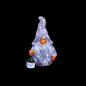 Premier 35cm Acrylic Gonk with 30 White LEDs