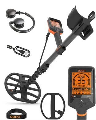 QUEST Q35 METAL DETECTOR BUNDLE