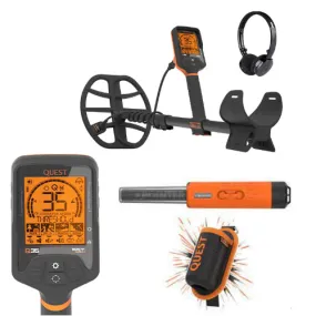 QUEST Q35 METAL DETECTOR   QUEST X POINTER MAX MAGIC