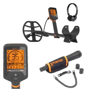 QUEST Q35 METAL DETECTOR   QUEST X POINTER