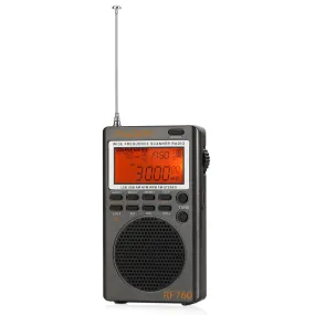 Raddy RF760 SSB Shortwave Radio FM AM SW CB VHF UHF WX AIR Marine Full Band Receiver | NOAA Alert | Rechargeable