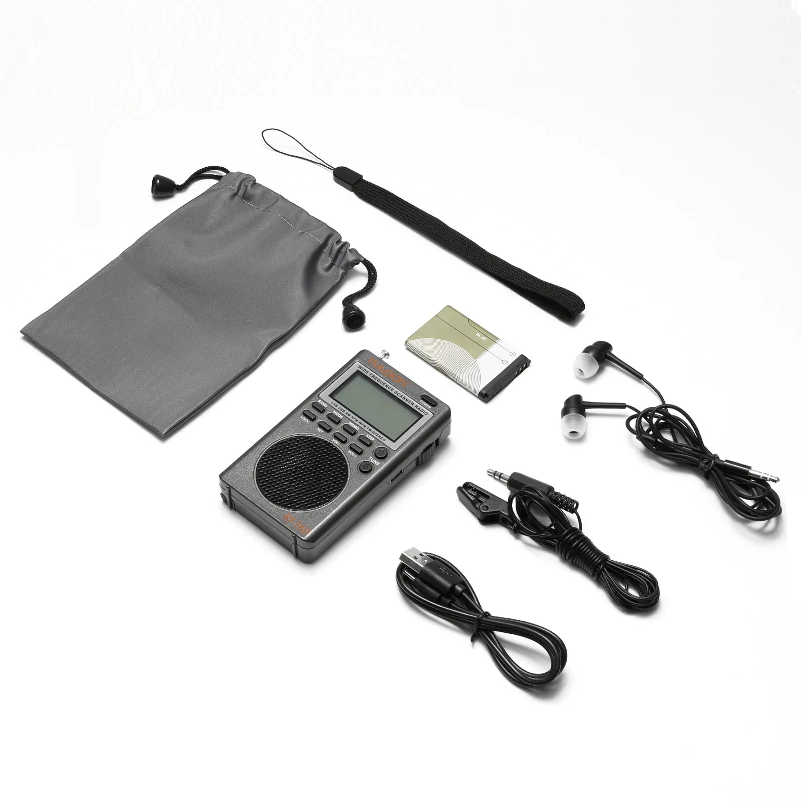 Raddy RF760 SSB Shortwave Radio FM AM SW CB VHF UHF WX AIR Marine Full Band Receiver | NOAA Alert | Rechargeable