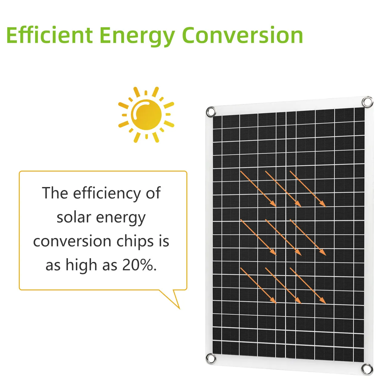 ROCKSOLAR 30W 12V Flexible Monocrystalline Solar Panel