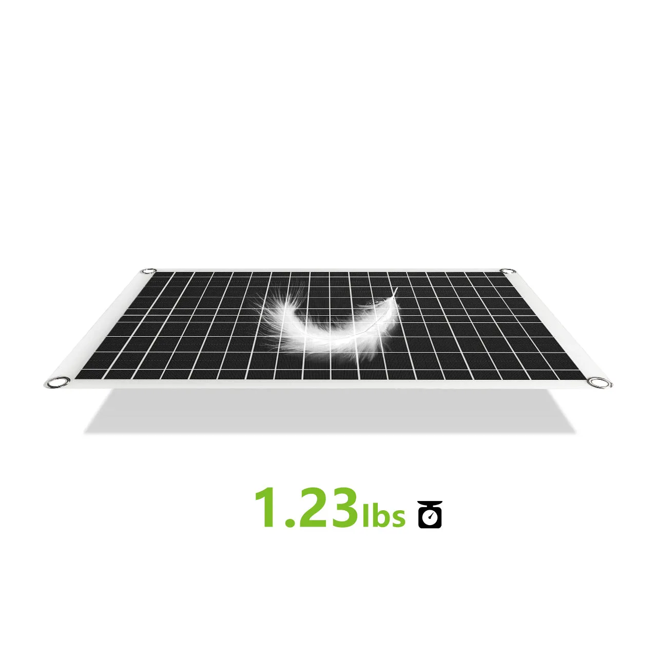 ROCKSOLAR 30W 12V Flexible Monocrystalline Solar Panel