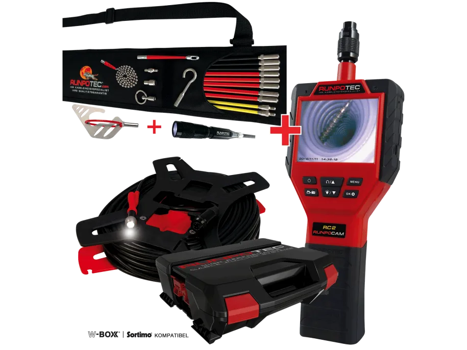 RUNPOTEC - RUNPOCAM RC2 - 30 M INCL. RUNPOSTICKS STANDARD