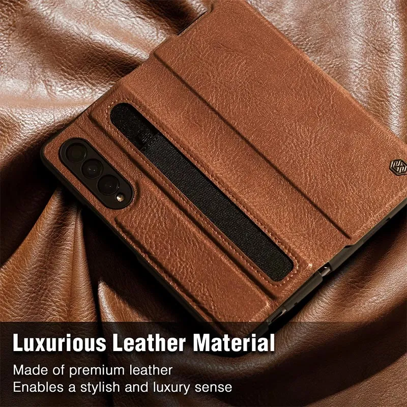 S-Pen Pocket Design Phone Case For Samsung Leather Protective Cover