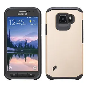 Samsung Galaxy S6 Active Slim Hybrid Dual Layer Case - Gold