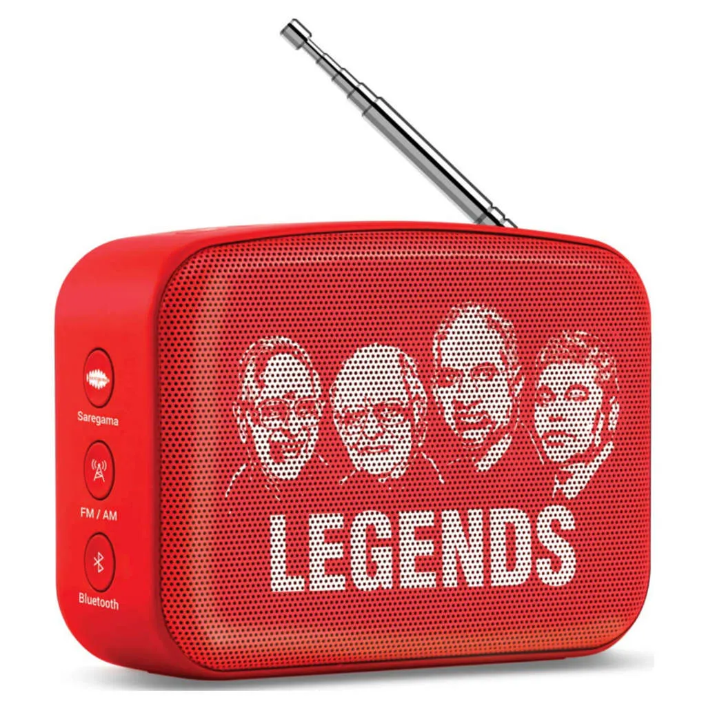 Saregama Carvaan Mini 2.0 Portable Bluetooth Speaker With Tamil Songs Sunset Red SCM04/MR0010
