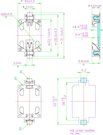 Save Battery Holders for NES SNES N64 - CR2032
