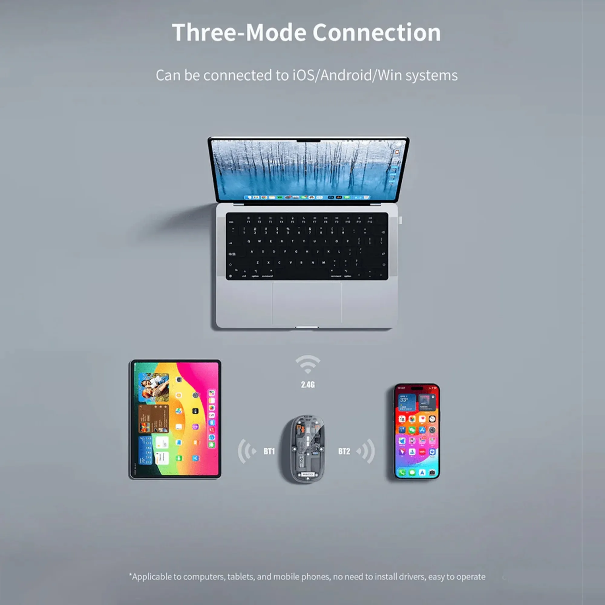 Space Capsule Wireless Mouse