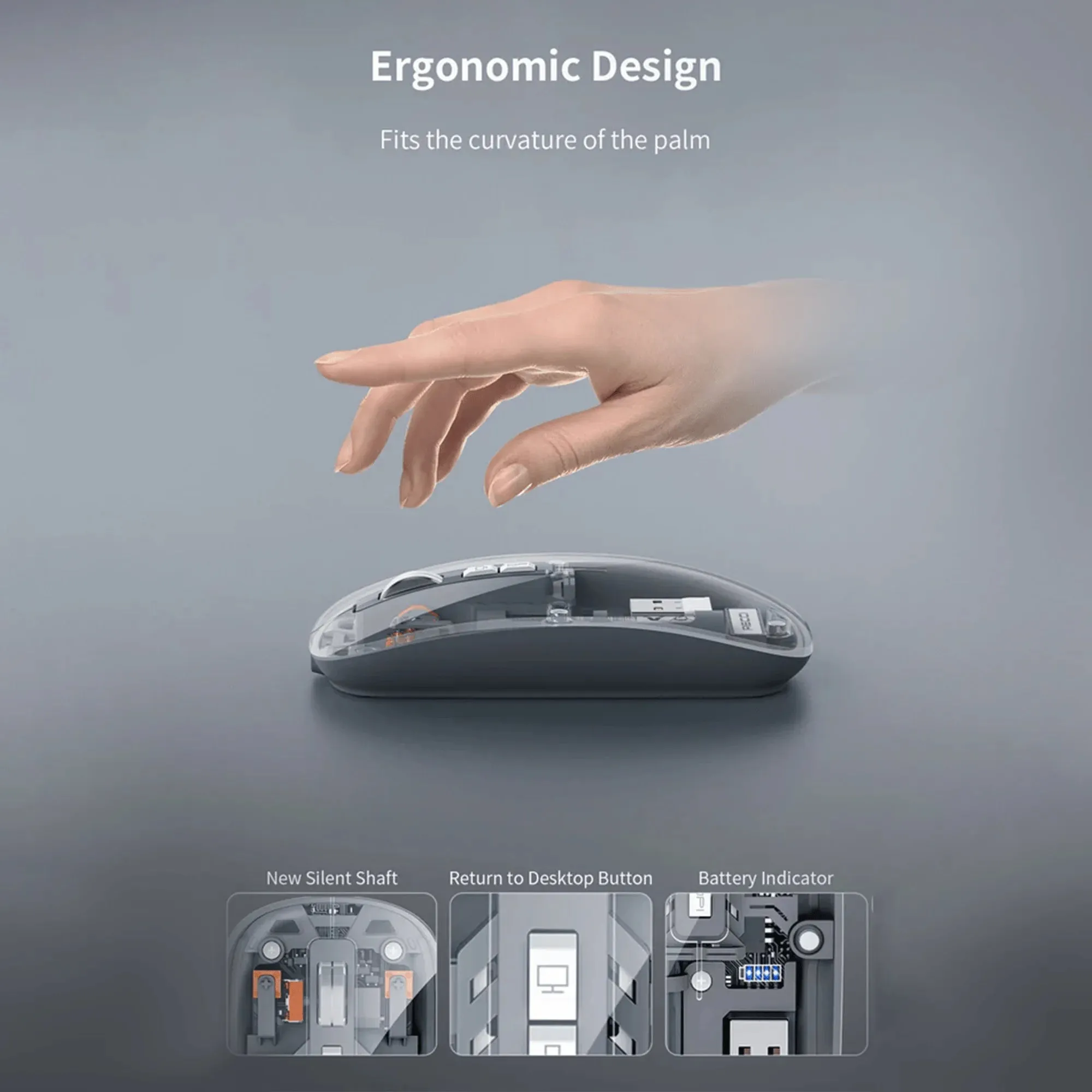 Space Capsule Wireless Mouse