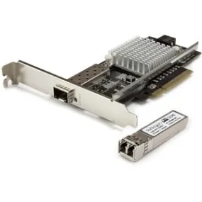 StarTech.com 10G Network Card - 1x 10G Open SFP  Multimode LC Fiber Connector - Intel 82599 Chip - Gigabit Ethernet Card