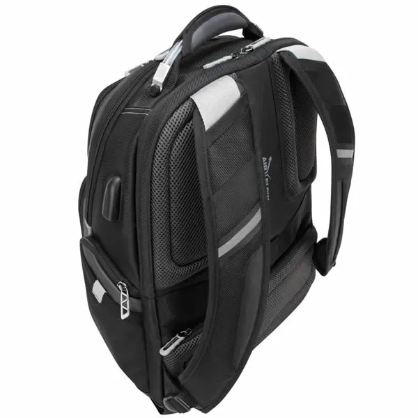 Targus DrifterTrek 11.6-15.6" Laptop Backpack with USB Power Pass-Thru - Black
