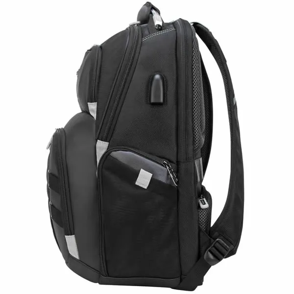Targus DrifterTrek 11.6-15.6" Laptop Backpack with USB Power Pass-Thru - Black