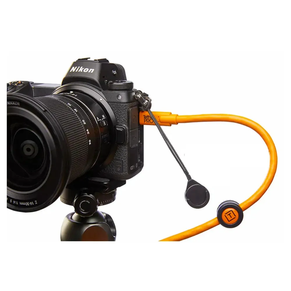 Tether Tools Tetherpro USB-C To 2 Micro-B 5-Pin 4.6m Orange  TetherGuard TG020