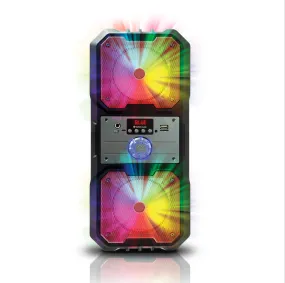 TOPTECH SPIKE-4, Dual 4" Bluetooth Speaker with Disco Lights & 800W Power
