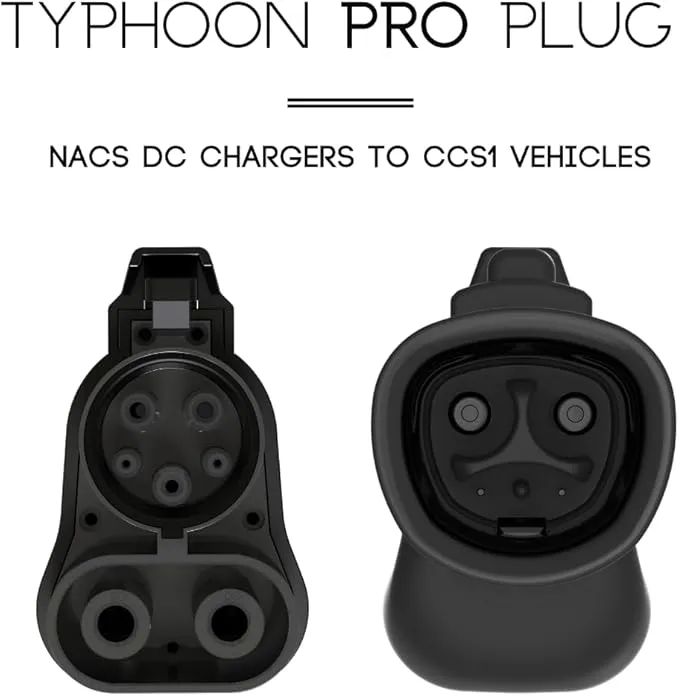 Typhoon PRO | V2 | NACS DC Chargers to CCS1 Adapter | 500A | 1000V | DC | 12 Months Warranty