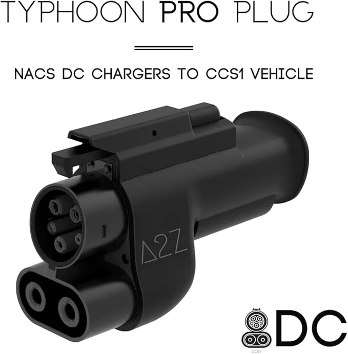 Typhoon PRO | V2 | NACS DC Chargers to CCS1 Adapter | 500A | 1000V | DC | 12 Months Warranty
