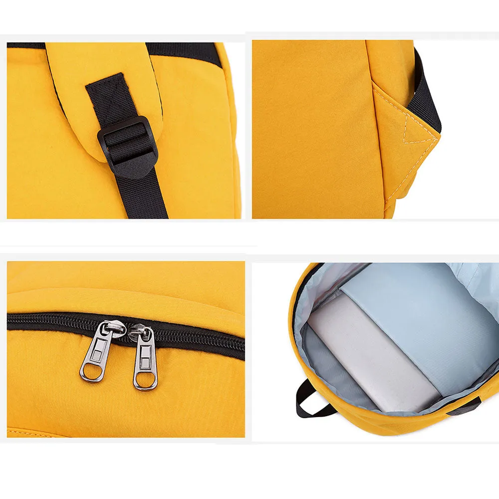 USB Backpack for School Teen Girls Waterproof Schoolbag Travel Bag with Laptop Compartment for College