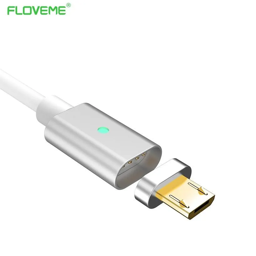 USB Charging Cable Magnetic Cable Micro USB Cable Wire Metal Charger Data Charging