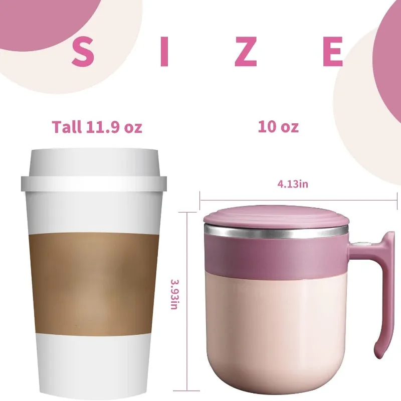 USB Rechargeable Stainless Steel  Automatic Stirring Coffee Mug