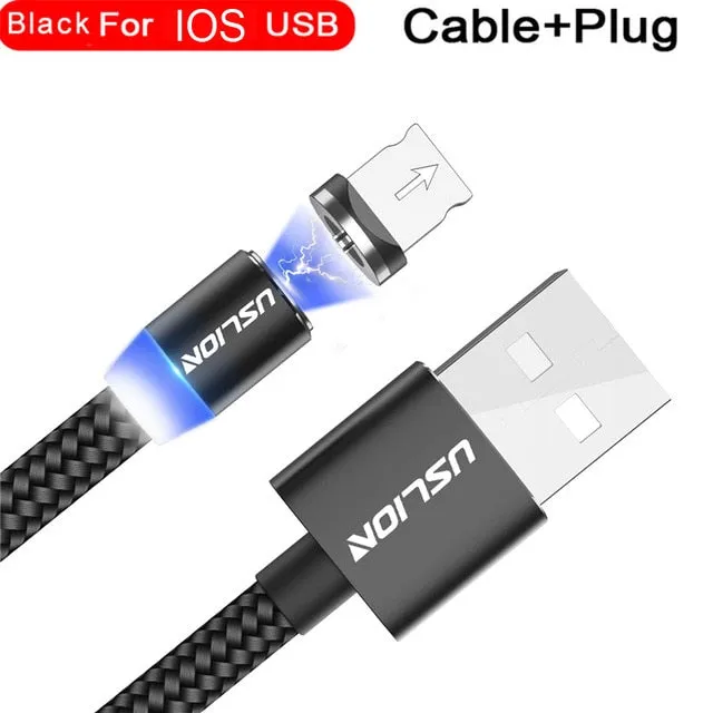 USLION Magnetic Micro Fast Charging USB Type C Cable