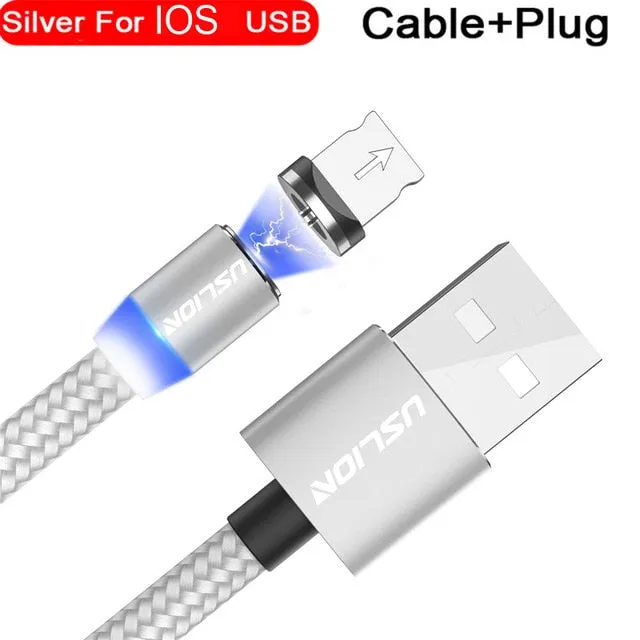 USLION Magnetic Micro Fast Charging USB Type C Cable