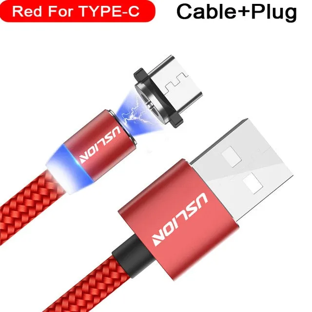 USLION Magnetic Micro Fast Charging USB Type C Cable
