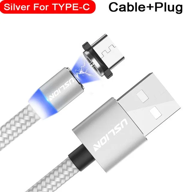 USLION Magnetic Micro Fast Charging USB Type C Cable