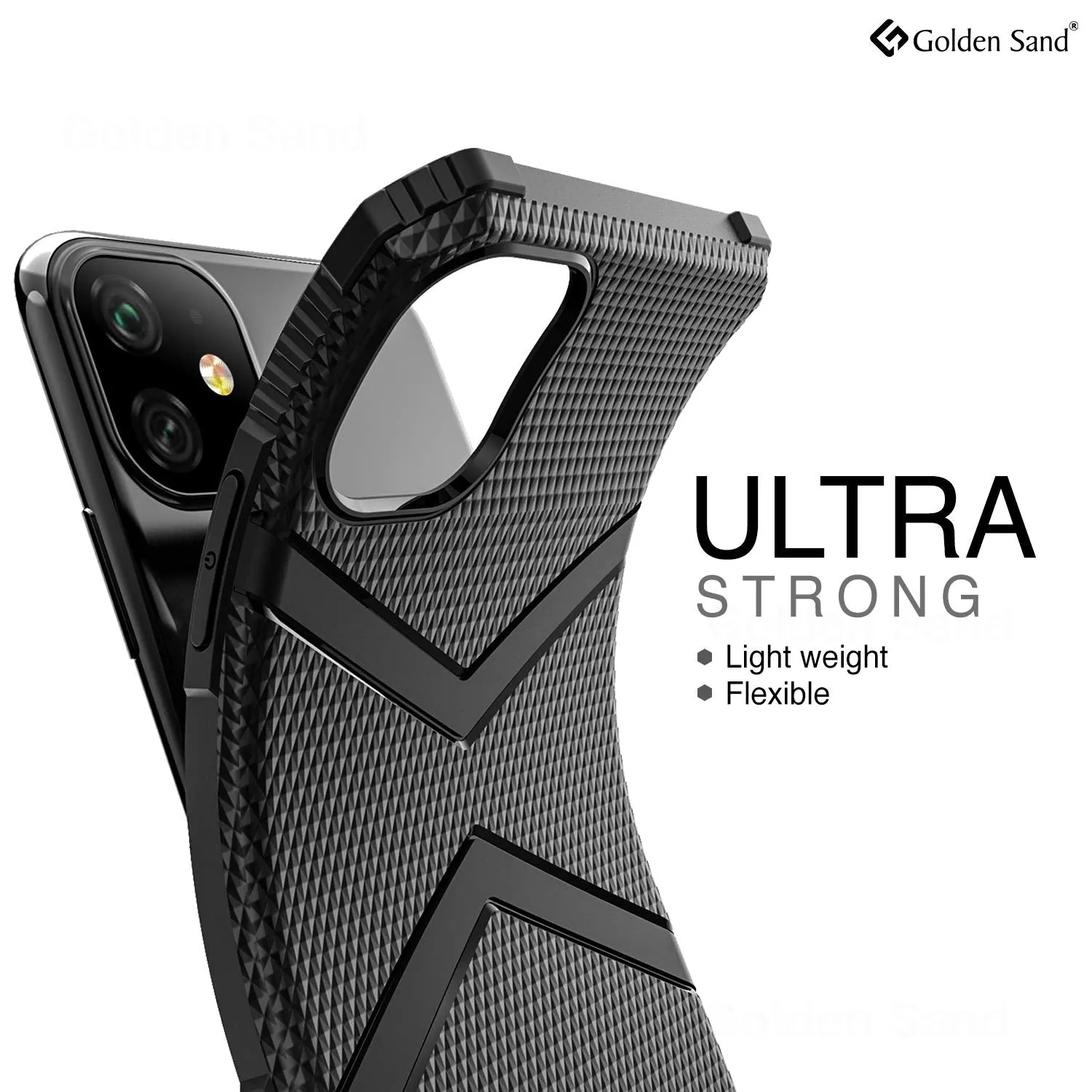 X-Armor Military Series Shock Proof Back Cover for Apple iPhone 11 6.1 inch, Black