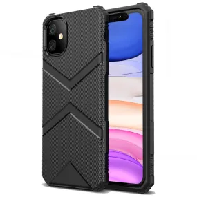 X-Armor Military Series Shock Proof Back Cover for Apple iPhone 11 6.1 inch, Black