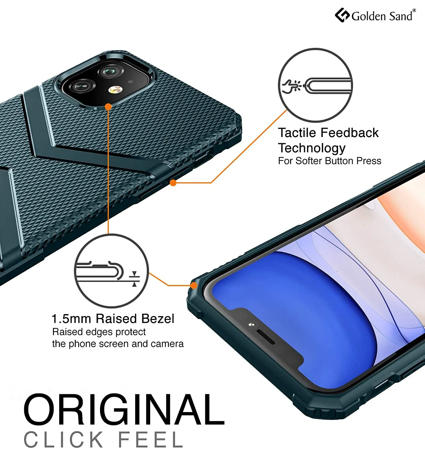 X-Armor Military Series Shock Proof Back Cover for Apple iPhone 11 6.1 inch, Green