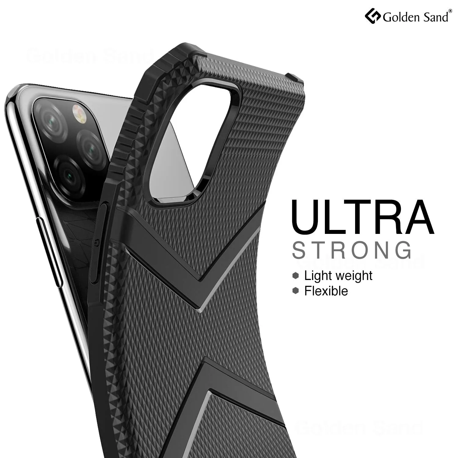 X-Armor Military Series Shock Proof Back Cover for Apple iPhone 11 Pro 5.8 inch, Black