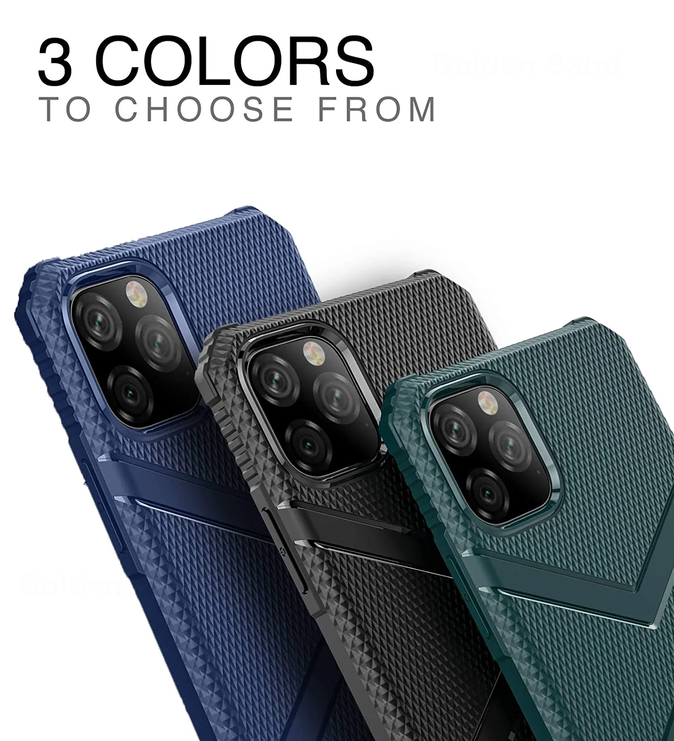 X-Armor Military Series Shock Proof Back Cover for Apple iPhone 11 Pro 5.8 inch, Black