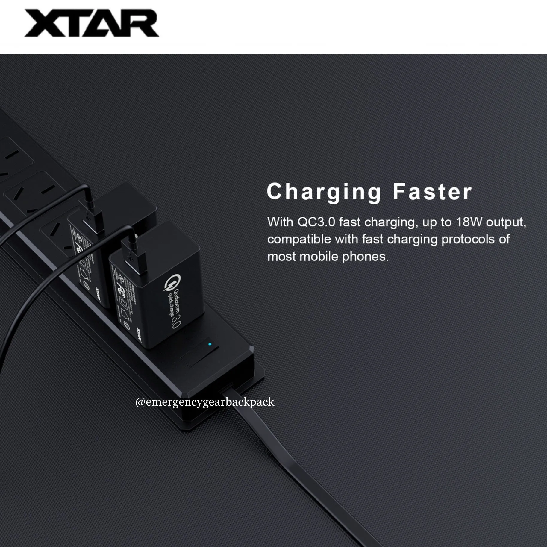 XTAR BC8/L8 1.5V&1.2V Battery Charger
