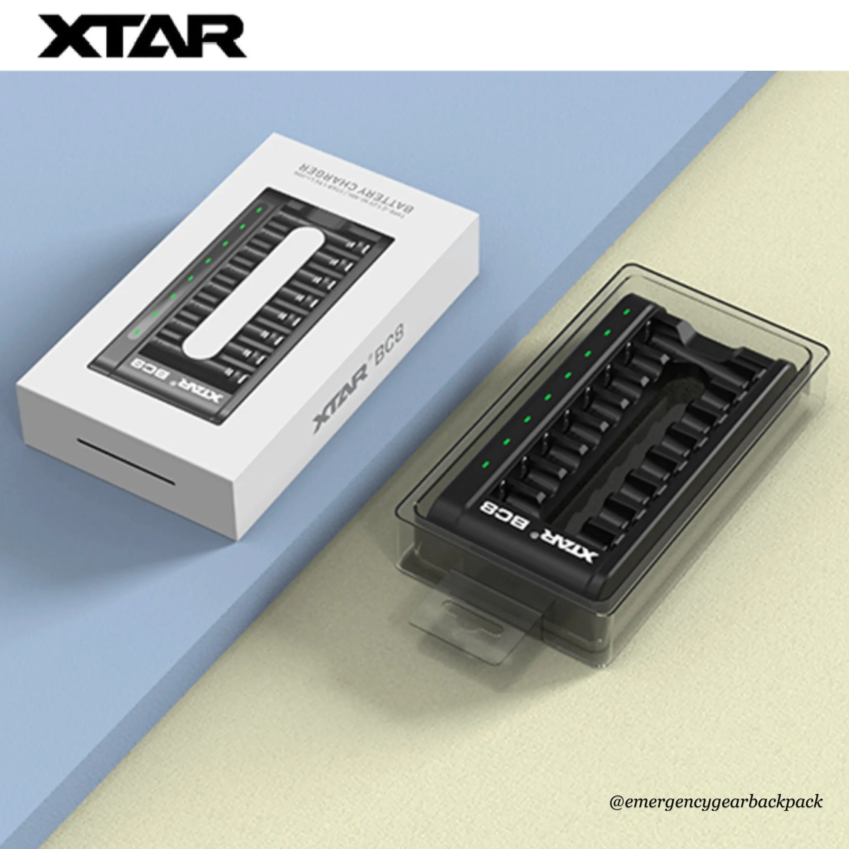 XTAR BC8/L8 1.5V&1.2V Battery Charger